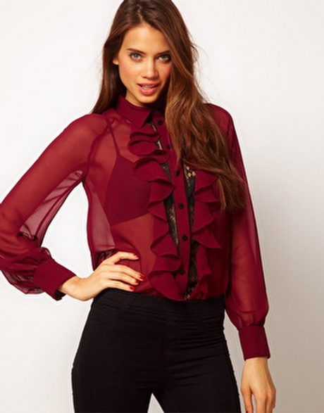 blusas-de-vestir-de-moda-73-5 Модни блузи