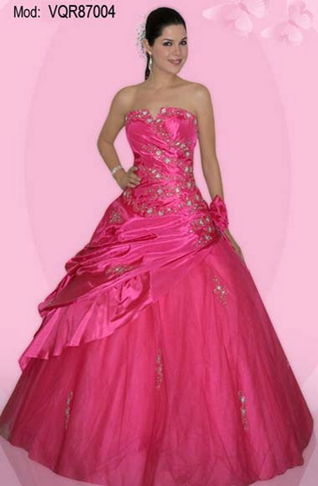 fotos-de-vestidos-de-15-aos-color-fucsia-03-4 Снимки на 15-годишни рокли Цвят Фуксия