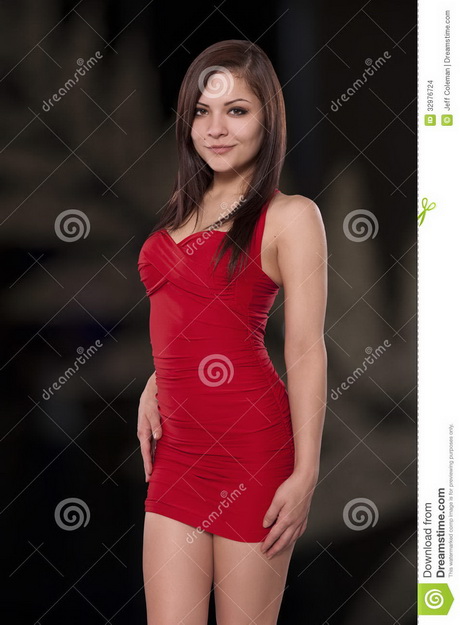 mujer-vestido-rojo-49-18 Женска червена рокля