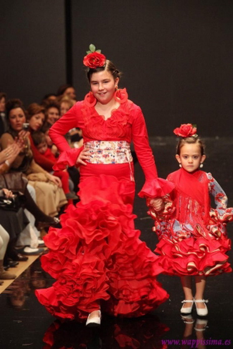 traje-de-flamenca-infantil-88-6 Детски костюм фламинго