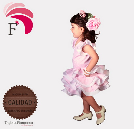 traje-de-flamenca-infantil-88-7 Детски костюм фламинго