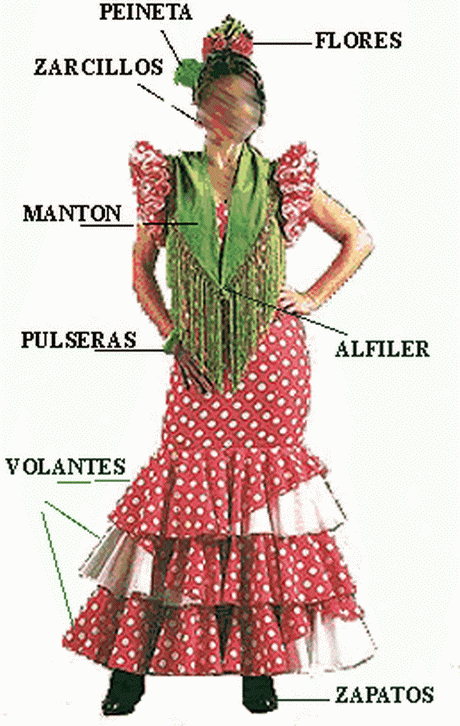 traje-de-flamenco-75 Фламинго Костюм