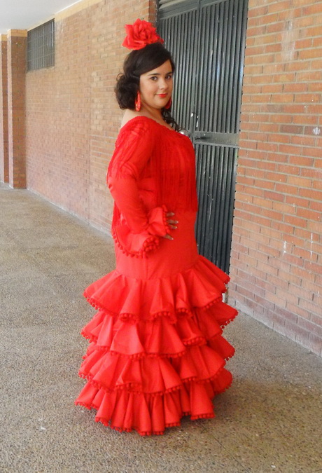 traje-de-gitana-rojo-97-3 Червен цигански костюм