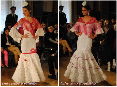 trajes-de-flamenca-blanco-44-3 Бели фламинго костюми