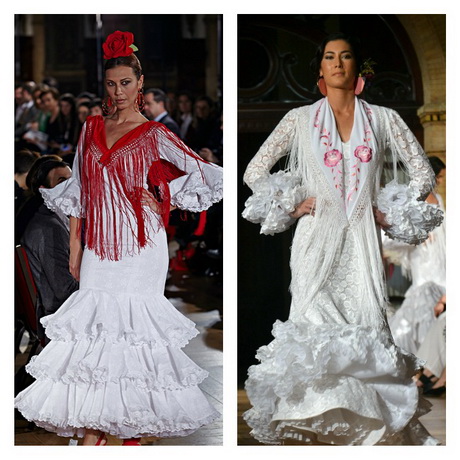 trajes-de-flamenca-blanco-44-6 Бели фламинго костюми