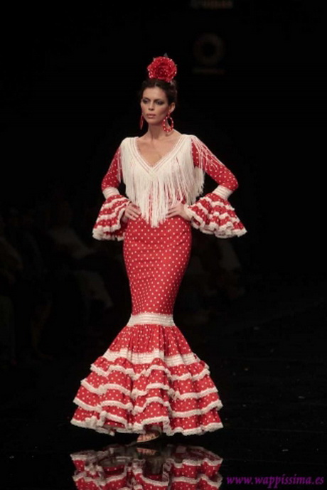 trajes-de-flamenca-en-rojo-21-9 Фламинго костюми в червено