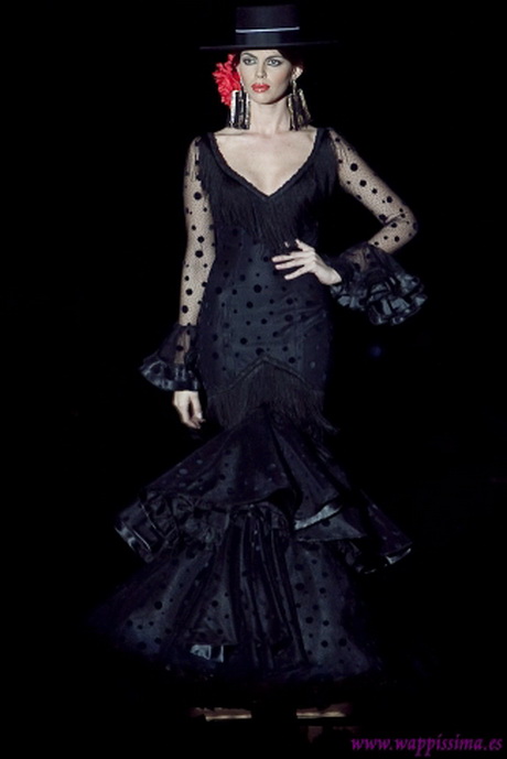 trajes-de-flamenca-negros-54-7 Черни фламенко костюми