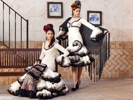 trajes-de-flamenca-para-novias-53-11 Фламинго костюми за булки
