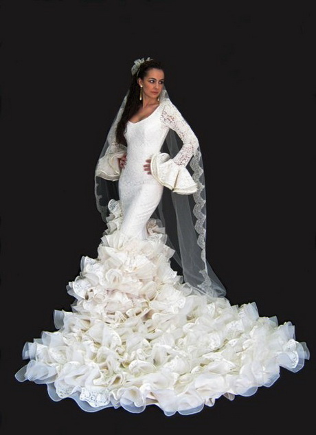 trajes-de-novia-de-flamenca-23-9 Фламинго Сватбени Костюми