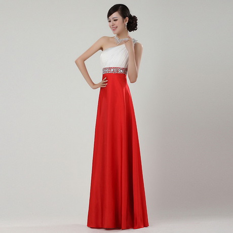 vestido-blanco-con-rojo-29-17 Бяла рокля с червено
