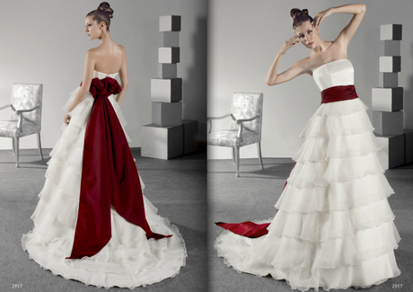 vestido-blanco-con-rojo-29 Бяла рокля с червено