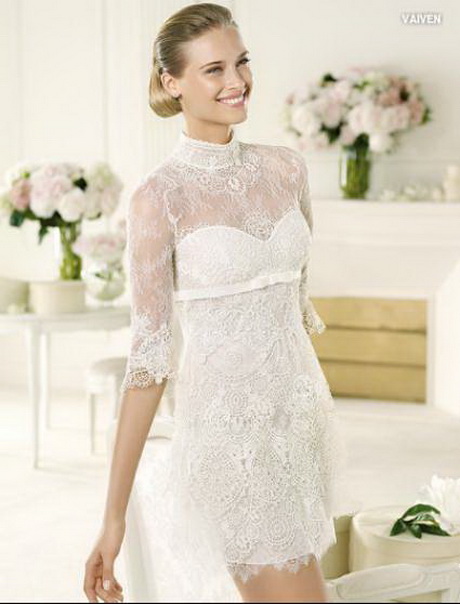 vestido-boda-civil-corto-51-18 Кратка гражданска сватбена рокля