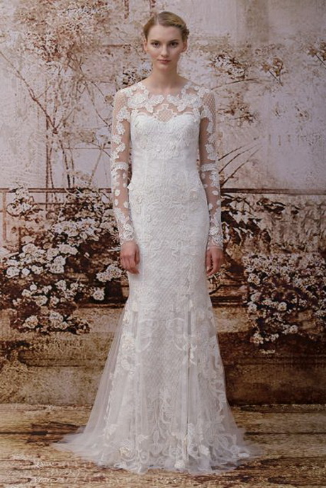 vestido-boda-encaje-43 Дантелена сватбена рокля
