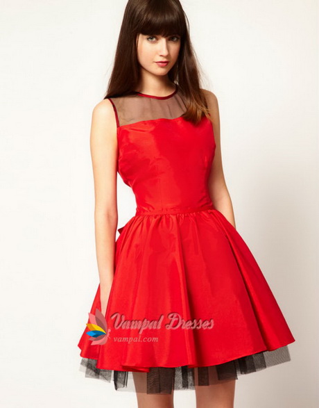 vestido-corto-rojo-76-15 Червена къса рокля
