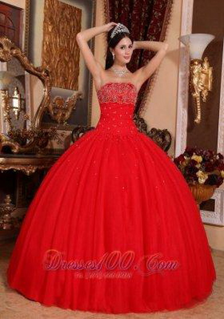 vestido-de-15-rojo-47 Червена рокля 15