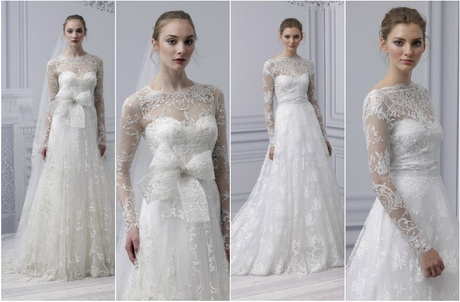 vestido-de-novia-con-encaje-67-11 Сватбена рокля с дантела