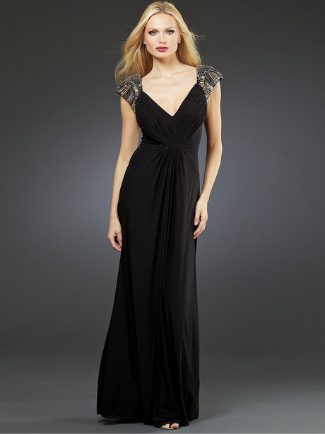 vestido-largo-negro-75-6 Черна дълга рокля