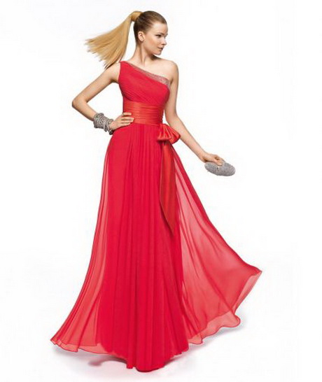 vestido-largo-rojo-53 Червена дълга рокля