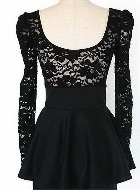 vestido-negro-con-encaje-53-8 Черна рокля с дантела
