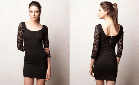 vestido-negro-de-encaje-75-13 Черна дантелена рокля