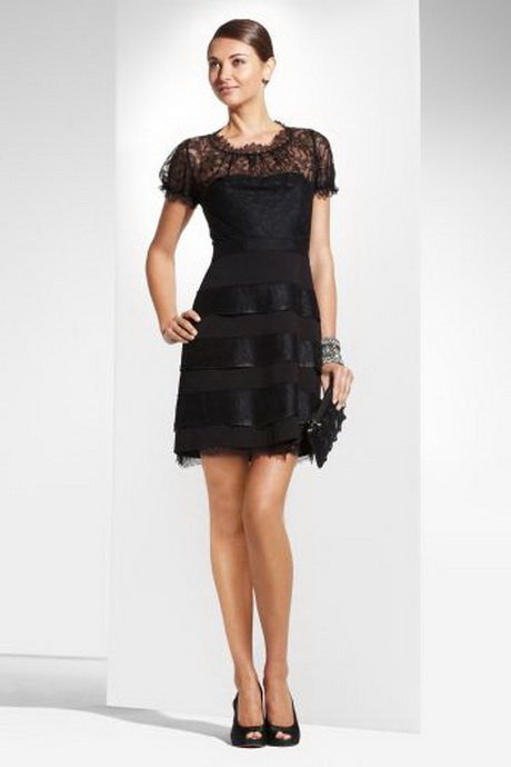 vestido-negro-de-encaje-75-9 Черна дантелена рокля