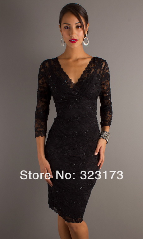 vestido-negro-manga-larga-38-11 Черна рокля с дълъг ръкав