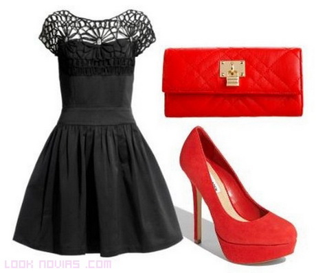 vestido-negro-zapatos-rojos-72-5 Черна рокля червени обувки