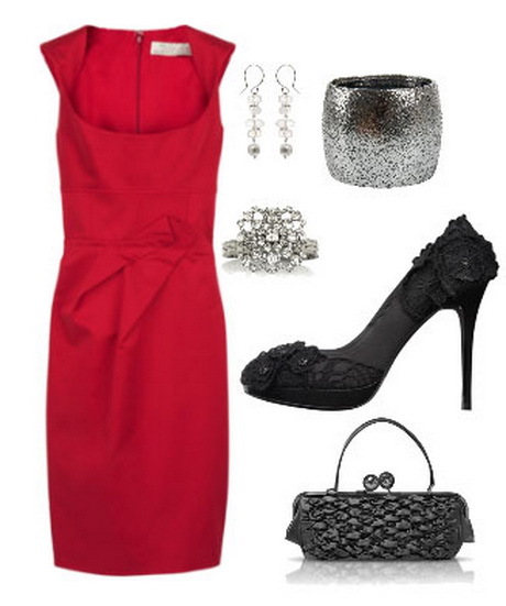 vestido-rojo-accesorios-25-17 Червена рокля аксесоари