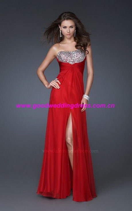 vestido-rojo-de-noche-16-17 Червена вечерна рокля