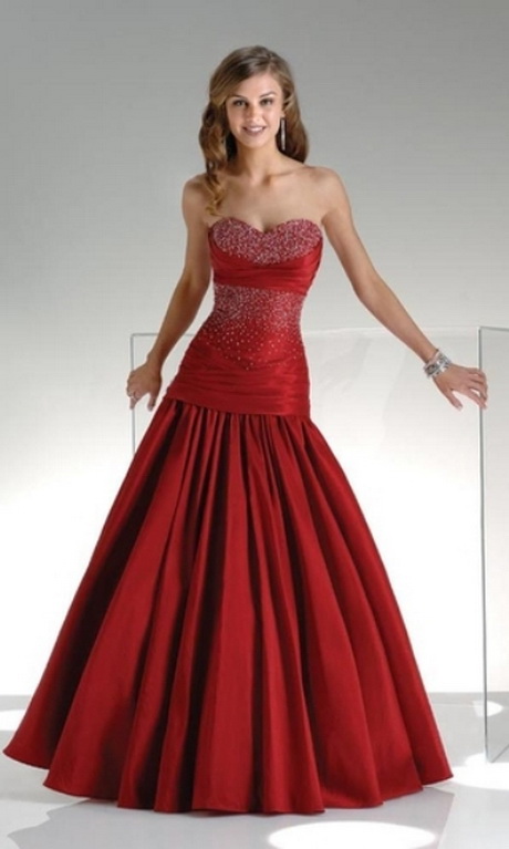 vestido-rojo-de-noche-16-5 Червена вечерна рокля