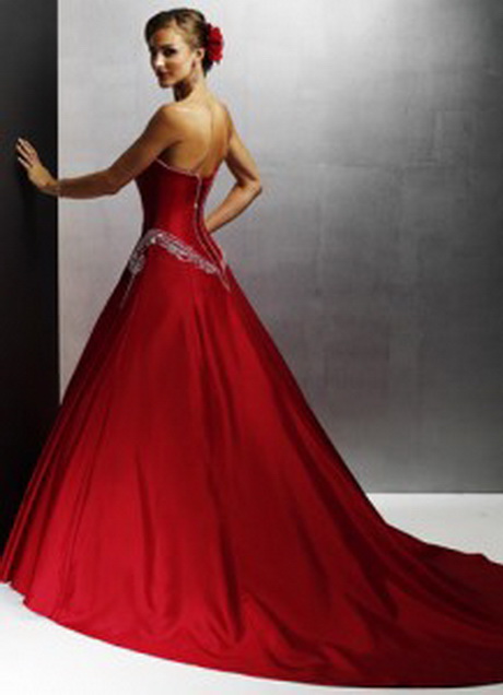vestido-rojo-de-novia-10-2 Червена сватбена рокля