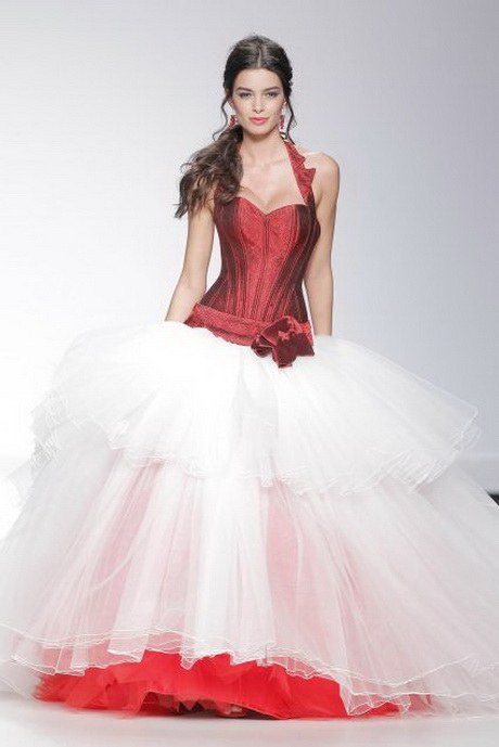 vestido-rojo-de-novia-10 Червена сватбена рокля