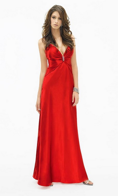 Червена вечерна рокля