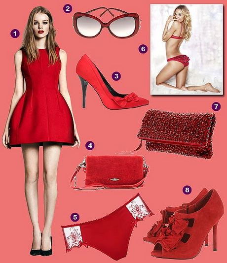 Червена новогодишна рокля