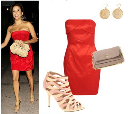 vestido-rojo-zapatos-43 Червена рокля обувки