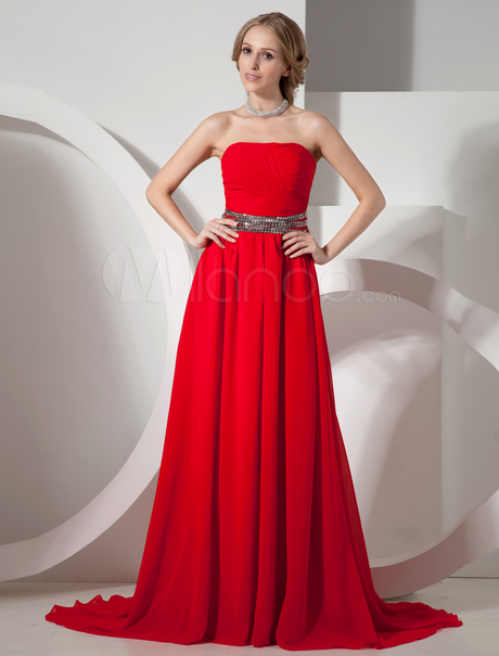 vestido-rojos-de-noche-18-13 Червена вечерна рокля