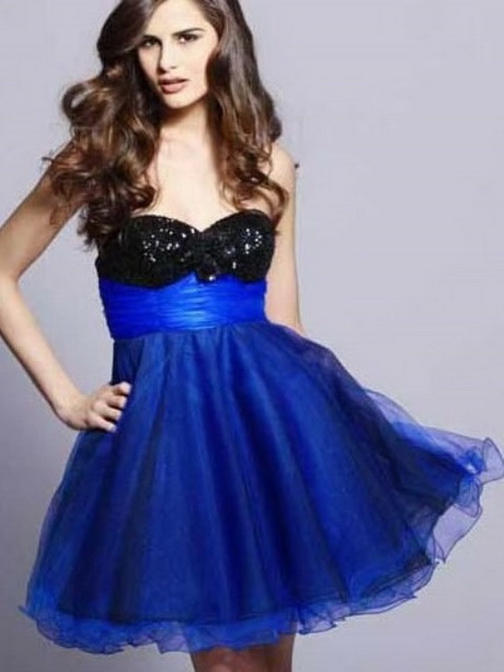 vestidos-azules-cortos-98-3 Къси сини рокли