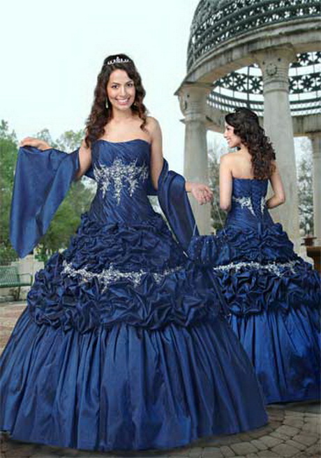 vestidos-azules-de-15-aos-76-19 15-годишни сини рокли