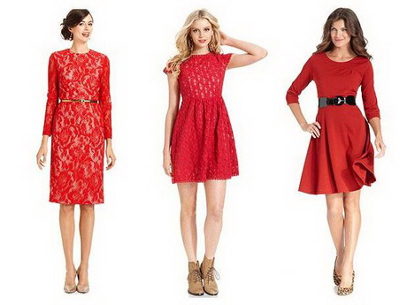 vestidos-casuales-rojos-99-3 Червени ежедневни рокли