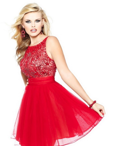 vestidos-color-rojo-cortos-78-6 Червени къси рокли