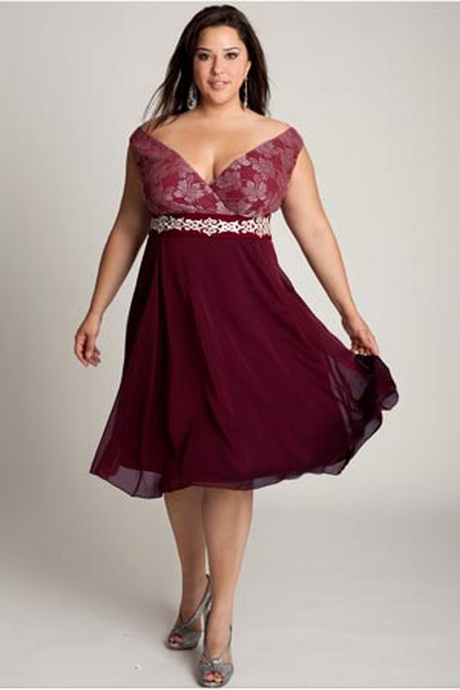 vestidos-con-encaje-para-gorditas-50-9 Дантелени рокли за дебели жени