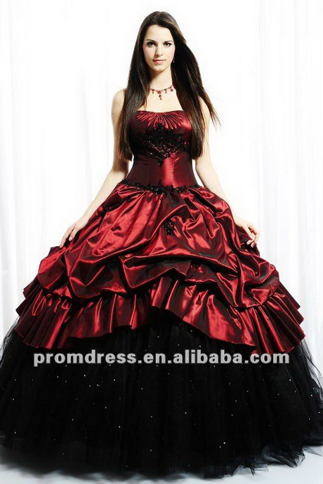 vestidos-de-15-aos-rojo-con-negro-56-15 15-годишни рокли червено с черно