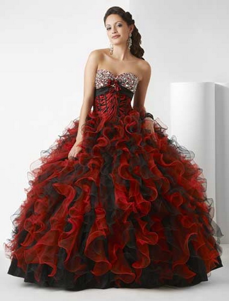 vestidos-de-15-de-color-rojo-14-10 Рокли 15 червен цвят