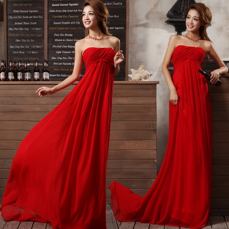 vestidos-de-dama-de-honor-rojos-23-11 Червени рокли на булката