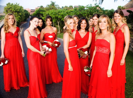 vestidos-de-dama-de-honor-rojos-23-17 Червени рокли на булката