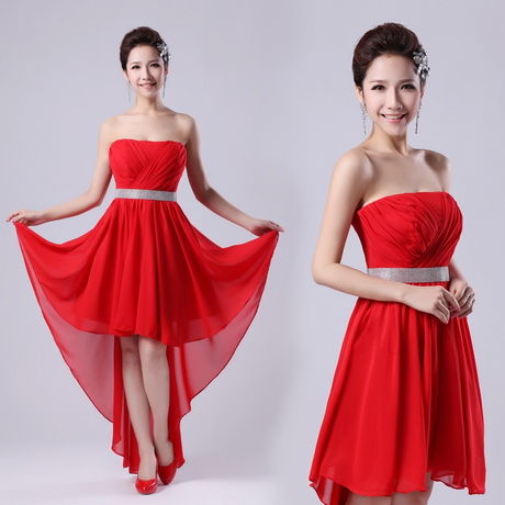 vestidos-de-dama-de-honor-rojos-23 Червени рокли на булката