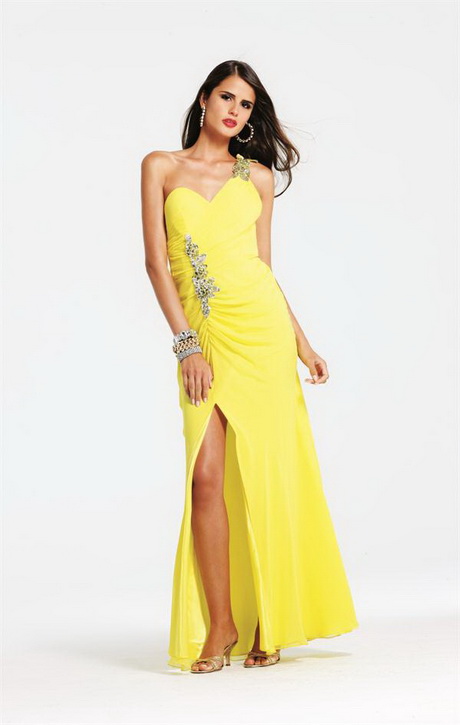 vestidos-de-noche-amarillos-67-13 Жълти вечерни рокли