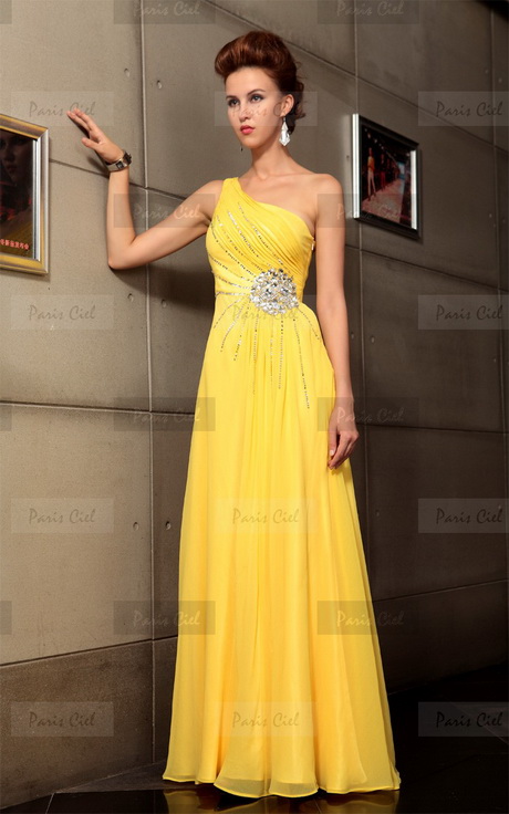 vestidos-de-noche-amarillos-67-2 Жълти вечерни рокли