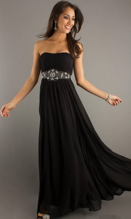 vestidos-de-noche-color-negro-73-2 Вечерни рокли в черно