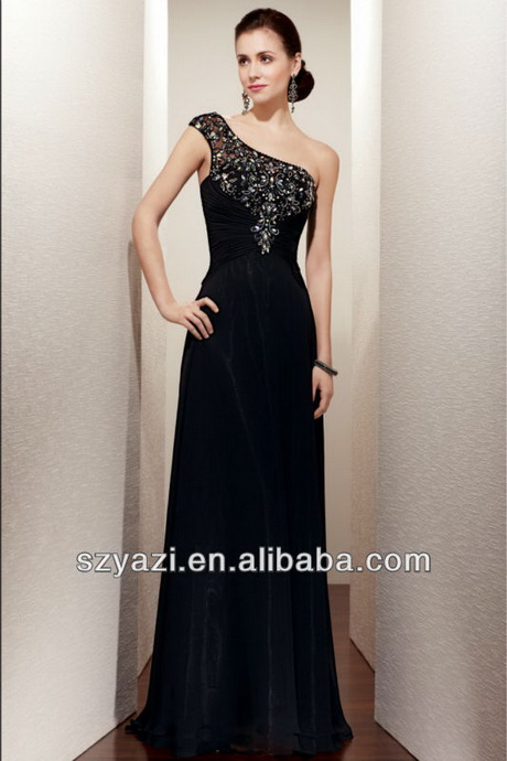 vestidos-de-noche-color-negro-73-7 Вечерни рокли в черно